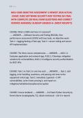 WGU D385 OBJECTIVE ASSESSMENT 2 NEWEST 2026 ACTUAL &NewLine;EXAM&vert; D385 SOFTWARE SECURITY AND TESTING OA FINAL &NewLine;WITH COMPLETE 250 REAL EXAM QUESTIONS AND CORRECT &NewLine;VERIFIED ANSWERS&sol; ALREADY GRADED A&plus; &lpar;MOST RECENT&excl;&excl;&rpar; 