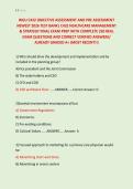 WGU C432 OBJECTIVE ASSESSMENT AND PRE ASSESSMENT &NewLine;NEWEST 2026 TEST BANK&vert; C432 HEALTHCARE MANAGEMENT &NewLine;& STRATEGY FINAL EXAM PREP WITH COMPLETE 250 REAL &NewLine;EXAM QUESTIONS AND CORRECT VERIFIED ANSWERS&sol; &NewLine;ALREADY GRADED A&plus; &lpar;MOST RECENT&excl;&excl;&rpar; 