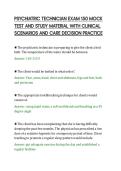 PSYCHIATRIC TECHNICIAN EXAM 150 MOCK TEST AND STUDY MATERIAL WITH CLINICAL SCENARIOS AND CARE DECISION PRACTICE&period;pdf&NewLine;&NewLine;