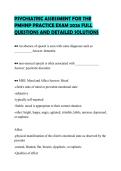PSYCHIATRIC&lowbar;ASSESSMENT&lowbar;FOR&lowbar;THE&lowbar;PMHNP&lowbar;PRACTICE&lowbar;EXAM&lowbar;2026&lowbar;FULL&lowbar;QUESTIONS&period;