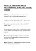 PSYCHIATRIC&lowbar;MENTAL&lowbar;HEALTH&lowbar;NURSE&lowbar;PRACTITIONER&lowbar;FINAL&lowbar;REVIEW&lowbar;SHEET