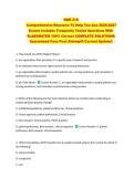 NUR 210 &NewLine;Comprehensive Resource To Help You Ace 2026-2027 &NewLine;Exams Includes Frequently Tested Questions With &NewLine;ELABORATED 100&percnt; Correct COMPLETE SOLUTIONS  &NewLine;Guaranteed Pass First Attempt&excl;&excl; Current Update&excl;&excl;