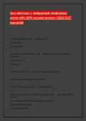 NURS 660 Exam 1 &vert; Antipsychotic Medications &vert; 2026&sol;2027