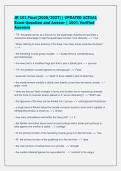 JR 101 Final &lbrack;2026&sol;2027&rsqb; &vert; UPDATED ACTUAL&NewLine;Exam Question and Answer &vert; 100&percnt; Verified&NewLine;Answers