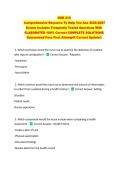 NUR 210 &NewLine;Comprehensive Resource To Help You Ace 2026-2027 &NewLine;Exams Includes Frequently Tested Questions With &NewLine;ELABORATED 100&percnt; Correct COMPLETE SOLUTIONS  &NewLine;Guaranteed Pass First Attempt&excl;&excl; Current Update&excl;&excl;