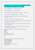 ScribeAmerica ED &lbrack;2026&sol;2027&rsqb; &vert; UPDATED ACTUAL&NewLine;Exam Question and Answer &vert; A&plus; Verified