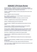 Package deal for CPH  CPH Written Exam Practice Questions And 100&percnt; Verified Answers 2026&sol;2027