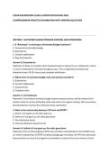 TEXAS WASTEWATER CLASS A CERTIFICATION EXAM 2025 &NewLine;COMPREHENSIVE PRACTICE EXAMINATION WITH VERIFIED SOLUTIONS