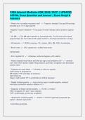 PAEA Internal Medicine EOR &lbrack;2026&sol;2027&rsqb; &vert; UPDATED&NewLine;ACTUAL Exam Question and Answer &vert; Exam Script &&NewLine;Answers