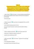 NUR 210 &NewLine;Comprehensive Resource To Help You Ace 2026-2027 &NewLine;Exams Includes Frequently Tested Questions With &NewLine;ELABORATED 100&percnt; Correct COMPLETE SOLUTIONS  &NewLine;Guaranteed Pass First Attempt&excl;&excl; Current Update&excl;&excl; 