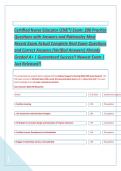  &NewLine;Certified Nurse Educator &lpar;CNE&reg;&rpar; Exam&colon; 200 Practice &NewLine;Questions with Answers and Rationales Most &NewLine;Recent Exam Actual Complete Real Exam Questions &NewLine;and Correct Answers &lpar;Verified Answers&rpar; Already &NewLine;Graded A&plus; &vert; Guaranteed Success&excl;&excl; Newest Exam &vert; &NewLine;Just R