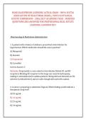 NSAR SALESPERSON LICENSING ACTUAL EXAM &ndash; NOVA SCOTIA &NewLine;ASSOCIATION OF REALTORS&reg; &lpar;NSAR&rpar; &sol; NOVA SCOTIA REAL &NewLine;ESTATE COMMISSION &ndash; 2026&sol;2027 ACADEMIC YEAR &ndash; VERIFIED &NewLine;QUESTIONS AND ANSWERS FOR PROFESSIONAL REAL ESTATE &NewLine;LICENSING CANDIDATES&excl;&excl;&excl; 