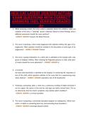 HESI CAT LATEST 2026&sol;2027 ACTUAL&NewLine;EXAM QUESTIONS WITH CORRECT&NewLine;ANSWERS 100&percnt; VERIFIED GRADED&NewLine;A&plus;