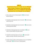NUR 210 &NewLine;Comprehensive Resource To Help You Ace 2026-2027 &NewLine;Exams Includes Frequently Tested Questions With &NewLine;ELABORATED 100&percnt; Correct COMPLETE SOLUTIONS  &NewLine;Guaranteed Pass First Attempt&excl;&excl; Current Update&excl;&excl; 