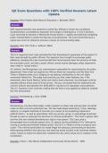 CJE Exam Questions with 100&percnt; Verified Answers Latest&NewLine;Update