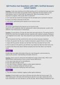 CJE Practice test Questions with 100&percnt; Verified Answers&NewLine;Latest Update