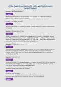 CPMA Exam Questions with 100&percnt; Verified Answers&NewLine;Latest Update