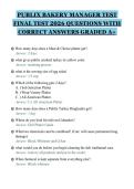 PUBLIX BAKERY MANAGER TEST FINAL TEST 2026 QUESTIONS WITH CORRECT ANSWERS GRADED A&plus;&period;pdf&NewLine;&NewLine;PUBLIX BAKERY MANAGER TEST FINAL TEST 2026 QUESTIONS WITH CORRECT ANSWERS GRADED A&plus;&period;pdf&NewLine;&NewLine;