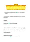NURS 210 &NewLine;Comprehensive Resource To Help You Ace 2026-2027 &NewLine;Exams Includes Frequently Tested Questions With &NewLine;ELABORATED 100&percnt; Correct COMPLETE SOLUTIONS  &NewLine;Guaranteed Pass First Attempt&excl;&excl; Current Update&excl;&excl;