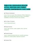 PUBLIX DELI KNOWLEDGE UPDATED ACTUAL QUESTIONS AND CORRECT ANSWERS COMPREHENSIVE STUDY GUIDE&period;pdf&NewLine;&NewLine;