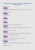 ECMO Specialist Questions with 100&percnt; Verified Answers&NewLine;Latest Update&NewLine;