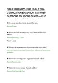 PUBLIX DELI KNOWLEDGE EXAM 2 2026 CERTIFICATION EVALUATION TEST PAPER QUESTIONS SOLUTIONS GRADED A PLUS&period;pdf&NewLine;&NewLine;