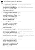ATI Fundamentals of Nursing CMS Review &ndash; Study Guide & Practice Questions 2026&sol;2027