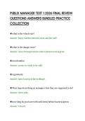 PUBLIX MANAGER TEST 1 2026 FINAL REVIEW QUESTIONS ANSWERS BUNDLED PRACTICE COLLECTION&period;pdf&NewLine;&NewLine;