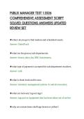 PUBLIX MANAGER TEST 1 2026 COMPREHENSIVE ASSESSMENT SCRIPT SOLVED QUESTIONS ANSWERS UPDATED REVIEW SET&period;pdf&NewLine;&NewLine;