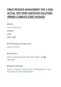 PUBLIX PRODUCE MANAGEMENT TEST 4 2026 ACTUAL TEST PAPER QUESTIONS SOLUTIONS VERIFIED COMPLETE STUDY PACKAGE&period;pdf&NewLine;&NewLine;
