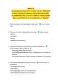 NUR 210 &NewLine;Comprehensive Resource To Help You Ace 2026-2027 &NewLine;Exams Includes Frequently Tested Questions With &NewLine;ELABORATED 100&percnt; Correct COMPLETE SOLUTIONS  &NewLine;Guaranteed Pass First Attempt&excl;&excl; Current Update&excl;&excl; 