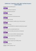ECMO test 1 Questions with 100&percnt; Verified Answers&NewLine;Latest Update