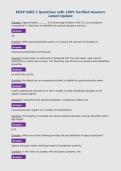 EDSP QUIZ 1 Questions with 100&percnt; Verified Answers&NewLine;Latest Update&NewLine;
