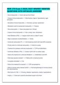 NUR 176 Exam 3 2026&sol;2027 NEWEST VERIFIED&NewLine;QUESTIONS WITH DETAILED ANSWERS