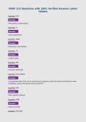 EDSP &lpar;12&rpar; Questions with 100&percnt; Verified Answers Latest&NewLine;Update