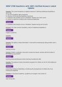 EDSP 3700 Questions with 100&percnt; Verified Answers Latest&NewLine;Update&NewLine;