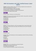 EDSP 432 Questions with 100&percnt; Verified Answers Latest&NewLine;Update&NewLine;