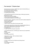Fire Instructor 1 Practice Exam &ndash; Study Guide & Practice Questions 2026&sol;2027
