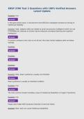 EDSP 3700 Test 2 Questions with 100&percnt; Verified Answers&NewLine;Latest Update&NewLine;