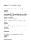ATI Maternal Newborn Proctored Exam &ndash; Study Guide & Practice Questions 2026&sol;2027