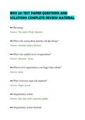 BIOS 251 TEST PAPER QUESTIONS AND&NewLine;SOLUTIONS COMPLETE REVIEW MATERIAL&NewLine;
