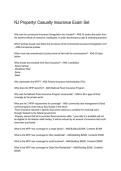 NJ Property & Casualty Insurance Exam Set &ndash; Study Guide & Practice Questions 2026&sol;2027