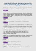 HIMT1200- Legal Aspects of Healthcare- Fund of Law Chaper 5 Questions with 100&percnt; Verified Answers Latest Update&NewLine;