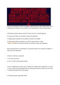 FUNDAMENTALS ATI CONTENT&NewLine;MASTERY SERIES QUESTIONS -&NewLine;EXAM 1 LATEST 2026&sol;2027 ACTUAL&NewLine;EXAM QUESTIONS WITH CORRECT&NewLine;ANSWERS 100&percnt; VERIFIED GRADED&NewLine;A&plus;