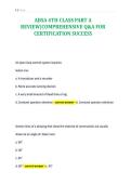 ABSA 4TH CLASS PART A&NewLine;REVIEW&vert;COMPREHENSIVE Q&A FOR&NewLine;CERTIFICATION SUCCESS