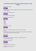 HLTH200 Questions with 100&percnt; Verified Answers Latest&NewLine;Update
