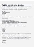 RMI2302 Exam 2 Practice Questions &ndash; Study Guide & Exam Review 2026&sol;2027