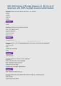 HSC 4551 Survey of Human Diseases ch&period; 10&comma; 12&comma; & 13&NewLine;Questions with 100&percnt; Verified Answers Latest Update