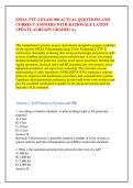 NWSA TTT-2 EXAM 300 ACTUAL QUESTIONS AND &NewLine;CORRECT ANSWERS WITH RATIONALE LATEST &NewLine;UPDATE ALREADY GRADED A&plus;