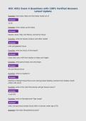 BUNDLE FOR HSC 4551 EXAMS with UPDATED Questions and  100&percnt; Verified Answers